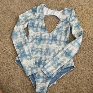 One piece billabong bathing suit